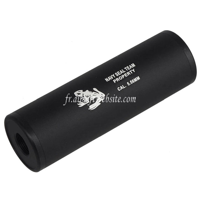CYMA 108mm x 35mm Navy Seal Style Silencieux Convient pour -14mm CCW sens antihoraire / +14mm CW sens horaire Filetage