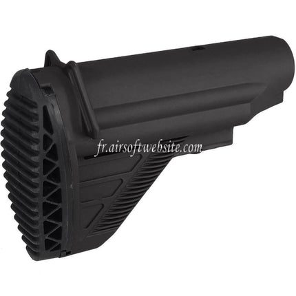 E&C Rétractable Crosse avec tube Convient pour E&C HK417 G28 Série AEG Fusils Airsoft