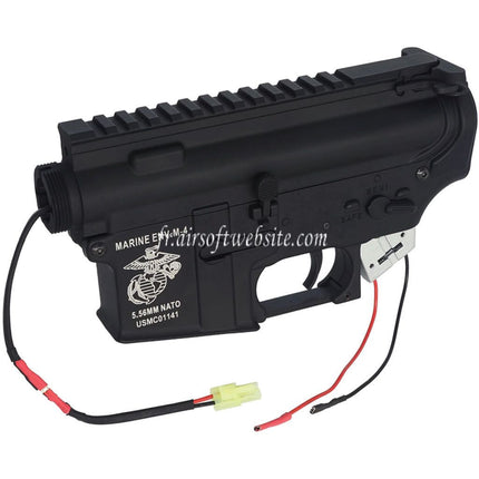 AIRSOFT WEBSITE Métal Haut Bas Boîtier avec Complète QD Vitesse Boîte Convient pour M4 M16 Série AEG Fusil
