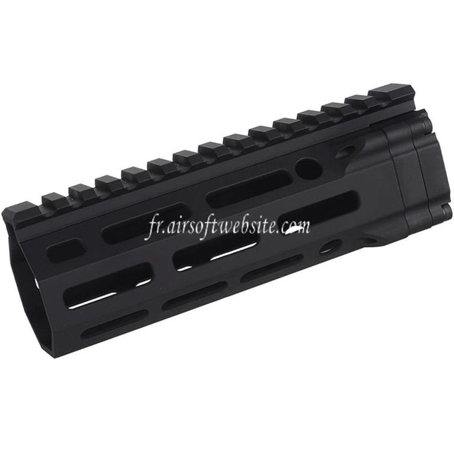 E&C MFR XS 6.1 Pouces M-Lok Garde-Main Rail Système Convient pour AR M4 M16 Série AEG Fusils Airsoft Noir