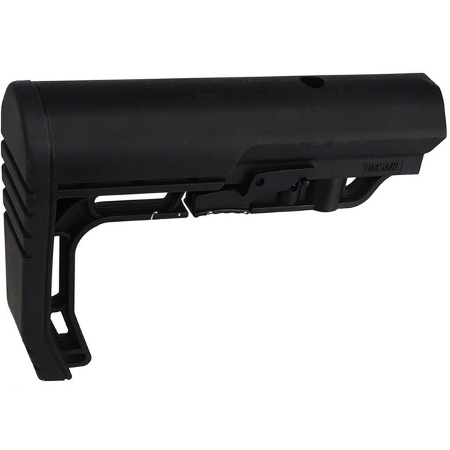 E&C BMSMIL Style Minimalist Rétractable Crosse Convient pour AR M4 M16 Série AEG Fusils Airsoft Noir