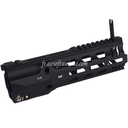 E&C GRIDLOK Style Lightspeed 9 Pouces usage intensif M-Lok Garde-Main Rail Système Convient pour E&C 416 Série AEG Fusils Airsoft Noir