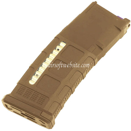ARMY ARMAMENT 35 Billes Polymère PMAG Gaz Chargeur Convient pour CYMA CGS Tokyo Marui M4 Série MWS GBB Fusils Airsoft