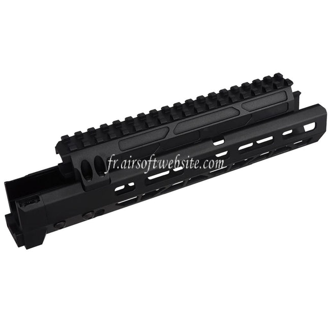 5KU 10.1 Pouces MMS Style M-Lok Garde-Main Rail Système Convient pour CYMA AKM AK74 AK105 Série AEG Fusils Airsoft Noir