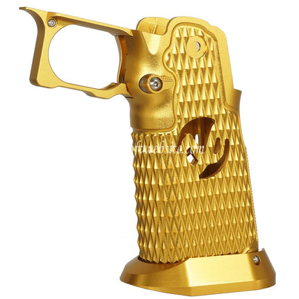 5KU CNC Aluminum Poignée Type-9 Convient pour Tokyo Marui Hi-Capa 5.1 4.3 Série GBB Pistolets Airsoft