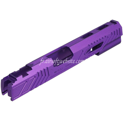 5KU CNC Aluminum Limcat WildCat Glissière Convient pour Tokyo Marui Hi-Capa M1911 Série GBB Pistolets Airsoft