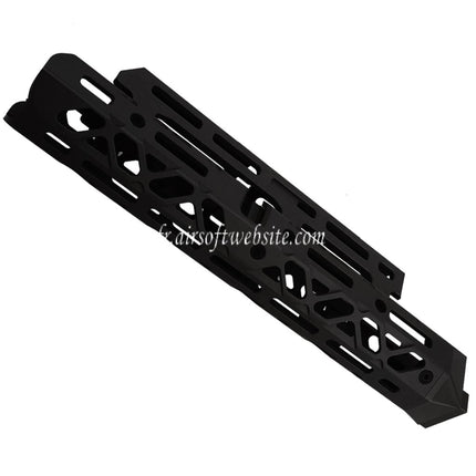 5KU KPYK CRC 1U020B Style 290mm Moyenne Longueur M-LOK Haut Bas Garde-Main Rail Système Convient pour Tokyo Marui AKM AK105 AKS-74U Série GBB Fusils Airsoft