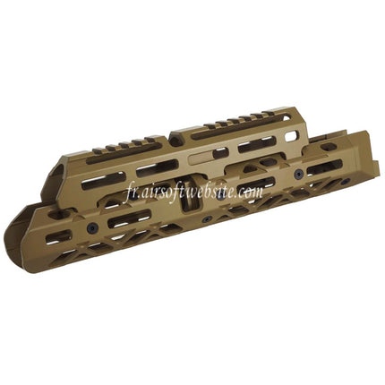 5KU KPYK CRC 1U020B Style 290mm Moyenne Longueur M-LOK Haut Bas Garde-Main Rail Système Convient pour Tokyo Marui AKM AK105 AKS-74U Série GBB Fusils Airsoft