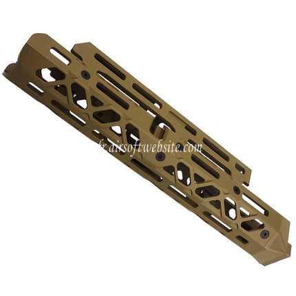 5KU KPYK CRC 1U020B Style 290mm Moyenne Longueur M-LOK Haut Bas Garde-Main Rail Système Convient pour Tokyo Marui AKM AK105 AKS-74U Série GBB Fusils Airsoft