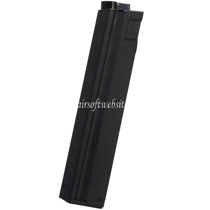DOUBLE BELL 90 Billes Straight Mid-Cap Chargeur Convient pour Classic Army / DOUBLE BELL / CYMA / G&P / Golden Eagle / JG / SRC / Tokyo Marui MP5 Série AEG Fusils Airsoft Noir