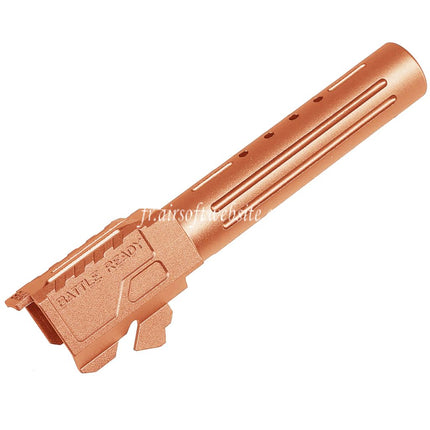 5KU CNC Aluminum BRA Style Ported Canon Extérieur Convient pour Umarex / VFC G19 Gen.3 Série GBB Pistolets Airsoft