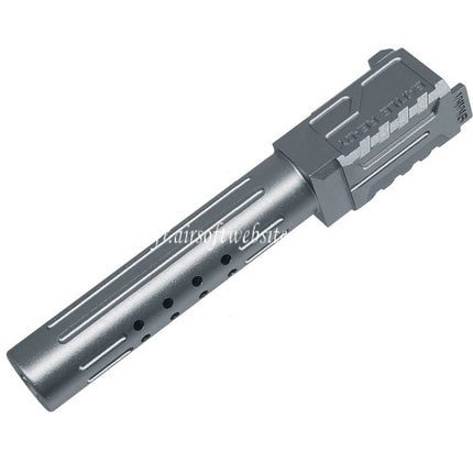 5KU CNC Aluminum BRA Style Ported Canon Extérieur Convient pour Tokyo Marui G19 Gen.3 Série GBB Pistolets Airsoft