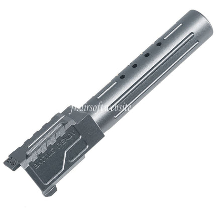 5KU CNC Aluminum BRA Style Ported Canon Extérieur Convient pour Tokyo Marui G19 Gen.3 Série GBB Pistolets Airsoft