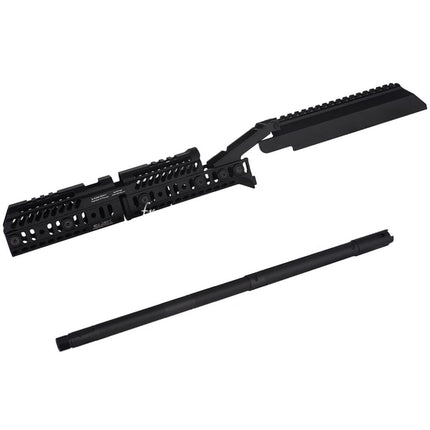 5KU SPORT-4 Style Garde-Main Rail Système B33 Railed Couvre Poussière Set Convient pour Tokyo Marui AKM Série GBB Fusils Airsoft Noir