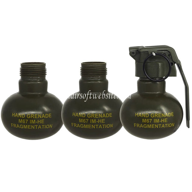 APS HAKKOTSU 3pièces Thunder C Co2 coque de grenade sound flash M67 avec noyau