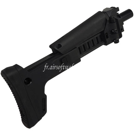 BBT ACR Style 7-Positions Télescopique Côté Repliable Crosse Convient pour Maruyama ISO556 GBB SMG Fusil Noir