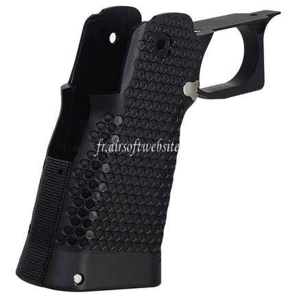 Bomber Airsoft CNC Aluminum SV Infinity Poignée compacte Convient pour Tokyo Marui Hi-Capa Série GBB Pistolets