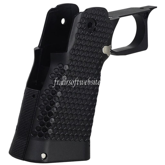 Bomber Airsoft CNC Aluminum SV Infinity Poignée compacte Convient pour Tokyo Marui Hi-Capa Série GBB Pistolets