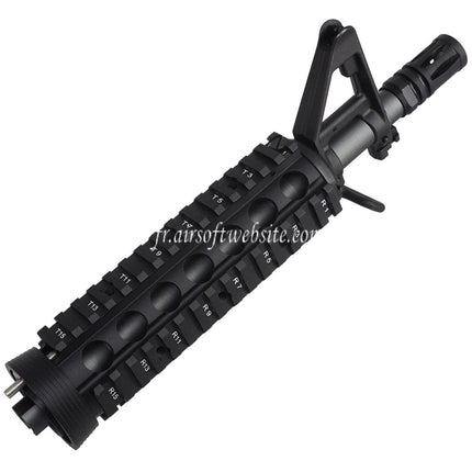 CYMA CGS MK18 MOD.0 CQBR RIS Handguard Rail System Front Set Passend für CYMA CGS Tokyo Marui M4 Serie MWS GBB Airsoft Gewehre Schwarz