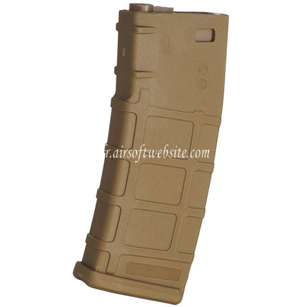 E&C 120 Billes Polymère PMAG Mid-Cap Chargeur Convient pour M4 M16 Série AEG Fusils Airsoft