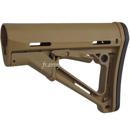 E&C CTR Style Rétractable Crosse Convient pour AR M4 M16 Série AEG Fusils Airsoft