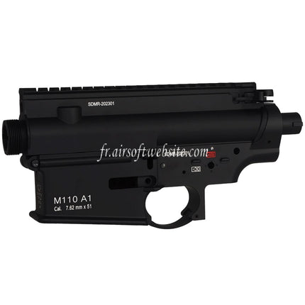 E&C SDMR Style Haut Bas Métal Boîtier Convient pour E&C M110A1 HK417 Série AEG Fusils Airsoft Noir