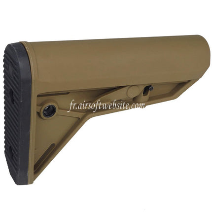 E&C MOE-SL Style Rétractable Crosse Convient pour AR M4 M16 Série AEG Fusils Airsoft