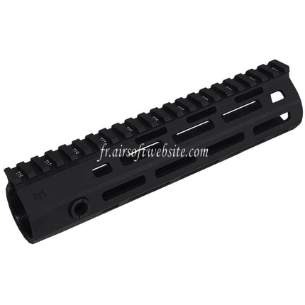 E&C 8.5 Pouces URX-4 M-Lok Garde-Main Rail Système Convient pour M4 M16 Série AEG Fusils Airsoft Noir