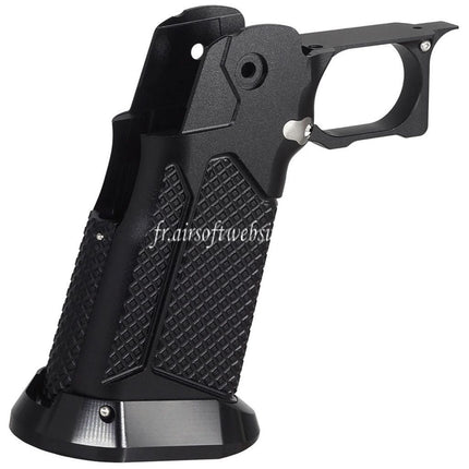 5KU CNC Aluminum Poignée Type-10 Convient pour Tokyo Marui Hi-Capa 5.1 4.3 Série GBB Pistolets Airsoft