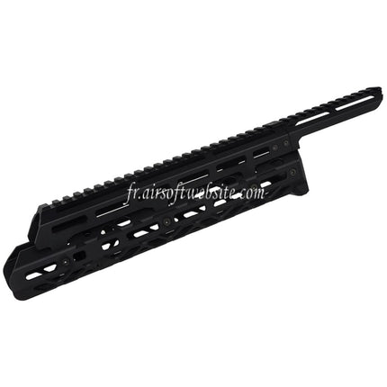 5KU Long Monolithic M-Lok Garde-Main Rail Système Convient pour Tokyo Marui Saiga-12K Série Shotgun Airsoft Noir