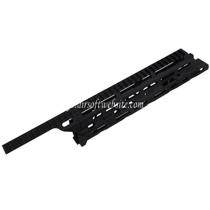 5KU Long Monolithic M-Lok Garde-Main Rail Système Convient pour Tokyo Marui Saiga-12K Série Shotgun Airsoft Noir
