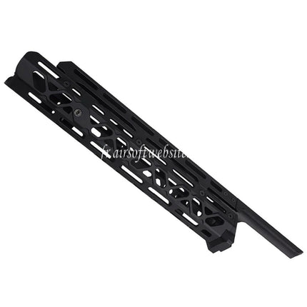 5KU Long Monolithic M-Lok Garde-Main Rail Système Convient pour Tokyo Marui Saiga-12K Série Shotgun Airsoft Noir