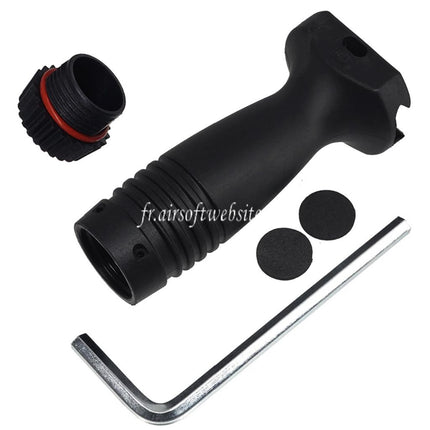 CYMA Umarex Vertikaler Griff Passend für 20mm Picatinny Schiene CYMA CGS Tokyo Marui HK416 M4 Serie MWS GBB Airsoft Gewehre Schwarz
