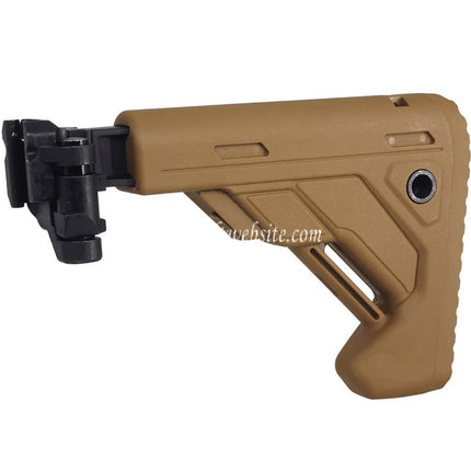 E&C 5-Positions Rétractable Pliant Crosse Convient pour 20mm Picatinny Rail E&C SIG MPX MCX Série Fusils Airsoft