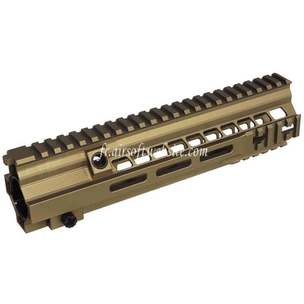 5KU 9.5 Pouces Geissele SMR Style MK15 M-Lok Garde-Main Rail Système Super Modulaire Convient pour WE(WE-TECH) Tokyo Marui VFC HK416 Série AEG GBB Fusils Airsoft