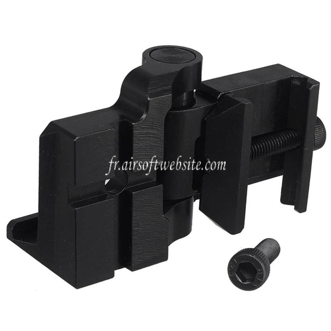 5KU Crosse Adaptateur de charnière Convient pour 20mm Picatinny Rail PT-1 PT-3 Série Pliant Crosse Noir