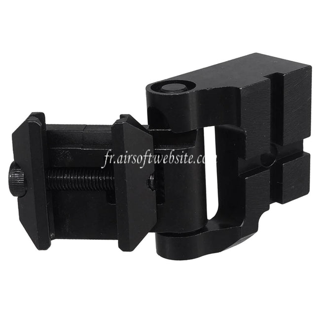 5KU Crosse Adaptateur de charnière Convient pour 20mm Picatinny Rail PT-1 PT-3 Série Pliant Crosse Noir