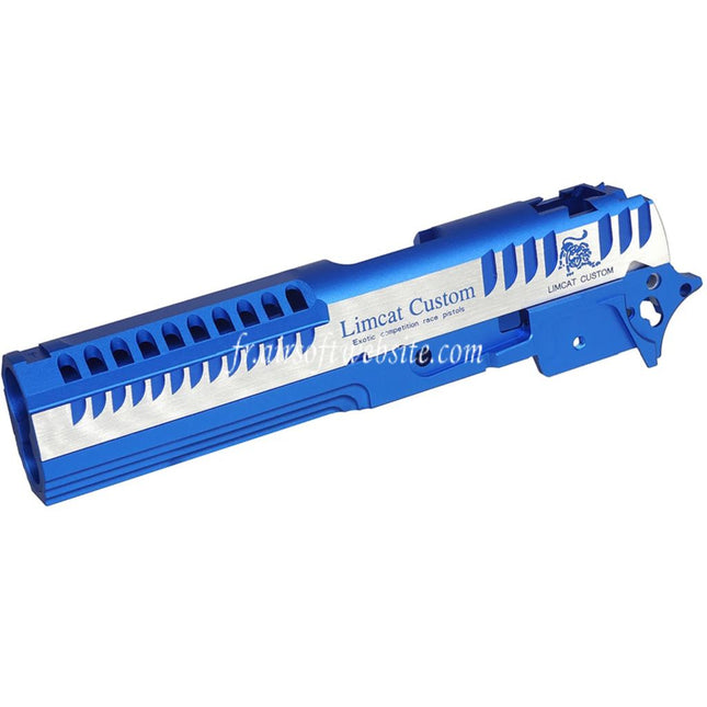 5KU CNC Aluminum LimCat Custom Style Milieu Châssis Glissière Set Convient pour Tokyo Marui Hi-Capa 5.1 Série GBB Pistolets Airsoft