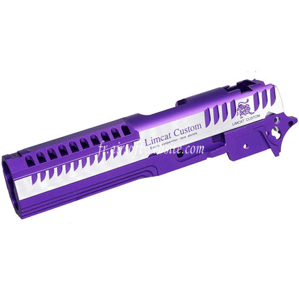 5KU CNC Aluminum LimCat Custom Style Milieu Châssis Glissière Set Convient pour Tokyo Marui Hi-Capa 5.1 Série GBB Pistolets Airsoft