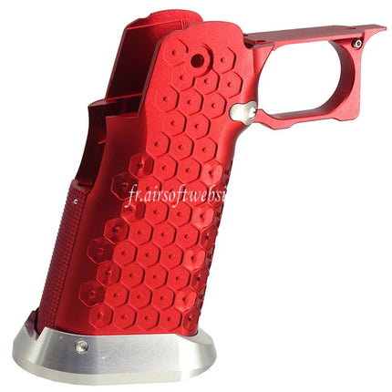 5KU CNC Aluminum Poignée Type-12 Convient pour Tokyo Marui Hi-Capa 5.1 4.3 Série GBB Pistolets Airsoft