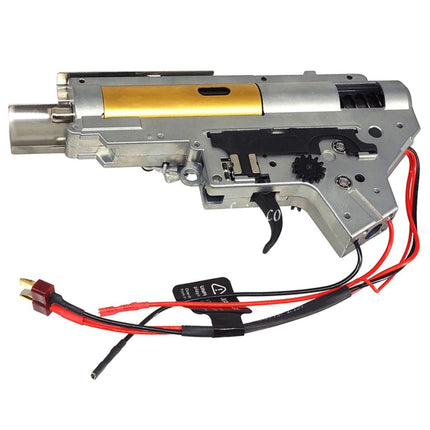 APS Artemis Version 2 V2 Speed Ambidextrous Gearbox with E-Shooter ETU Suitable for M4 M16 Series AEG EBB Airsoft Rifles Rear Wired