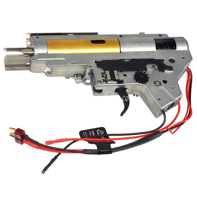 APS Artemis Version 2 V2 Vitesse Boîte Ambidextrous avec E-Shooter ETU Convient pour M4 M16 Série AEG EBB Fusils Airsoft Câblage arrière