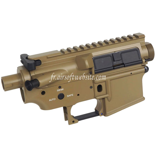 E&C Métal Haut Bas Boîtier Convient pour E&C Tokyo Marui M4 M16 Série AEG Fusils Airsoft Dark Earth