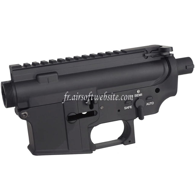 E&C QD Système de détachement rapide Métal Haut Bas Boîtier Convient pour E&C Tokyo Marui M4 M16 Série AEG Fusils Airsoft Noir