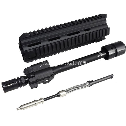 CYMA CGS HK416D Handschutz Schienensystem Innen Außen Lauf Vorderer Satz Passend für CYMA CGS HK416 Serie GBB Airsoft Gewehre Schwarz