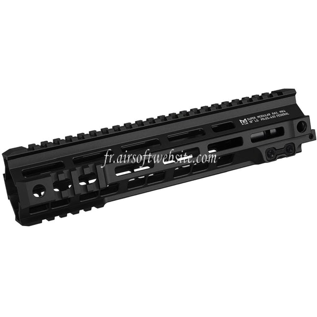 E&C Geissele Style MK4 SMR 10 Pouces M-Lok Garde-Main Super modulaire Rail Système Convient pour M4 M16 Série CGS MWS AEG GBB Fusils Airsoft