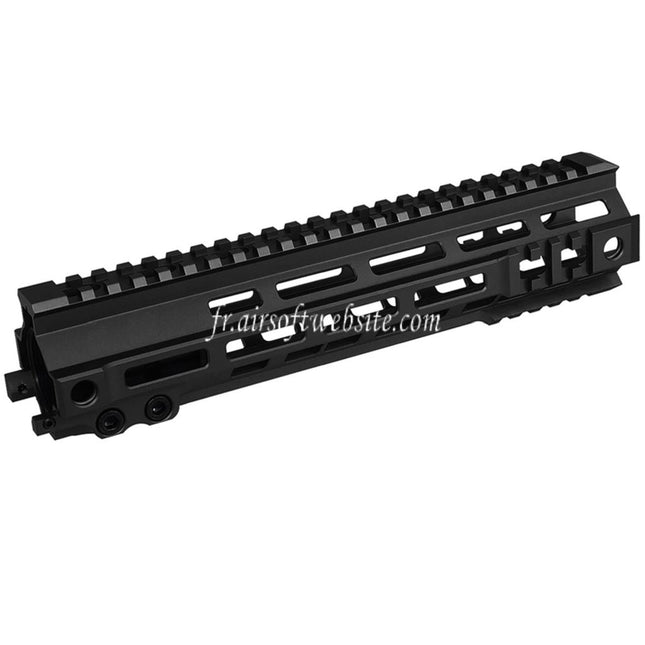E&C Geissele Style MK4 SMR 10 Pouces M-Lok Garde-Main Super modulaire Rail Système Convient pour M4 M16 Série CGS MWS AEG GBB Fusils Airsoft
