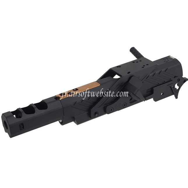 5KU CNC Aluminum Infinity IMM Style Canon Milieu Châssis Glissière Kit Complète Set Convient pour Tokyo Marui Hi-Capa Série GBB Pistolets Airsoft