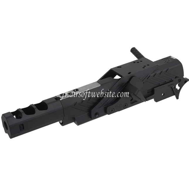 5KU CNC Aluminum Infinity IMM Style Canon Milieu Châssis Glissière Kit Complète Set Convient pour Tokyo Marui Hi-Capa Série GBB Pistolets Airsoft