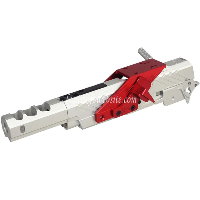 5KU CNC Aluminum Infinity IMM Style Canon Milieu Châssis Glissière Kit Complète Set Convient pour Tokyo Marui Hi-Capa Série GBB Pistolets Airsoft